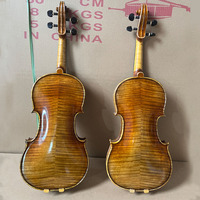 Master Antique Perfesional Old Antique Signature 4/4 Violin Kit