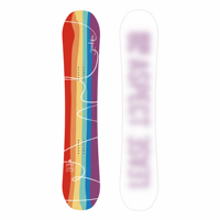 Snowboard Freestyle Directionnel Tout-Terrain pour Adultes avec Noyau en Bois de Peuplier, Tailles Personnalisables, Sport d'Hiver