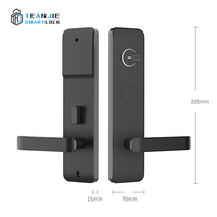 Système de serrure de porte d'hôtel intelligent RFID TTHotel, serrure électronique en alliage d'aluminium avec carte-clé pour porte en bois