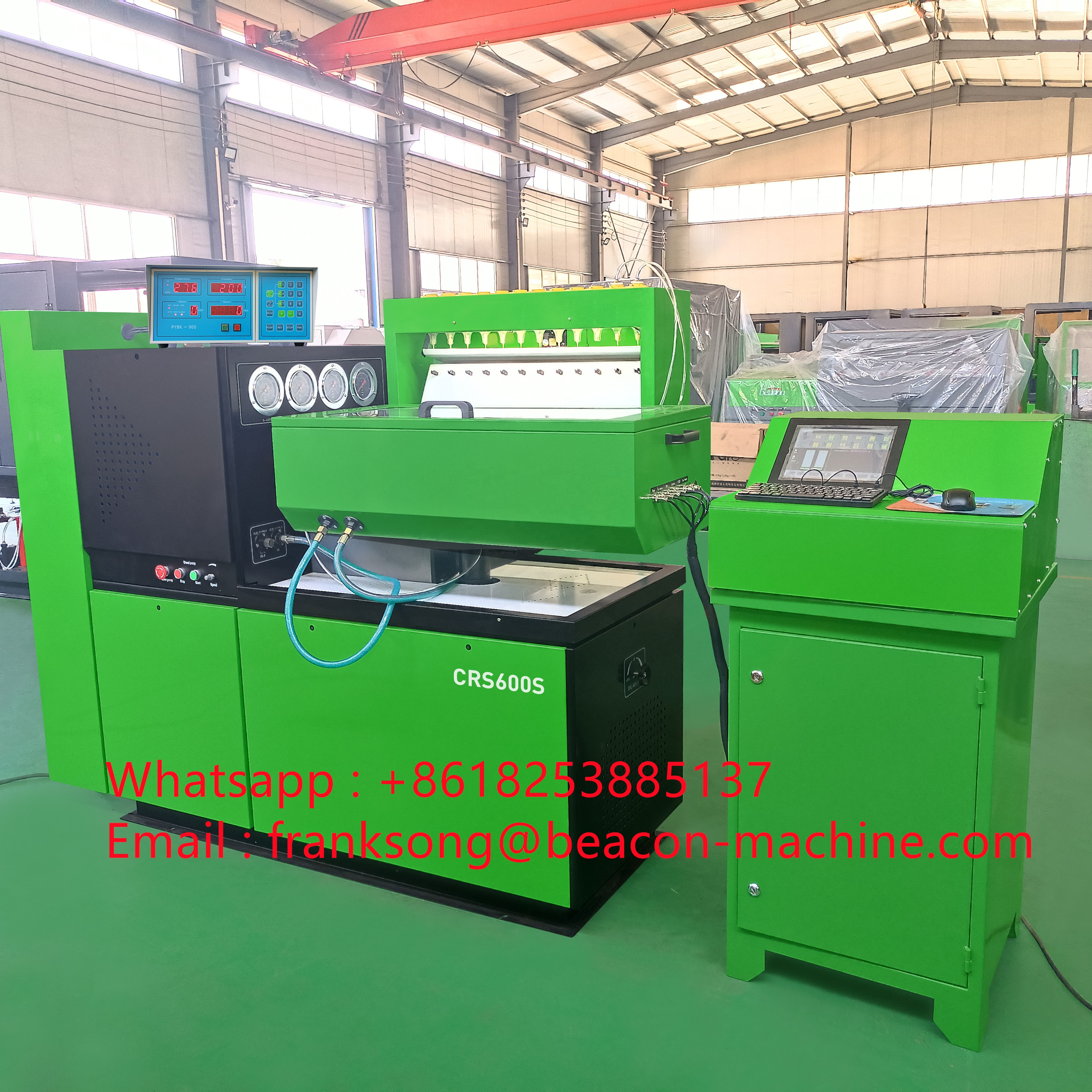 Ghế Thử Bơm Phun Nhiên Liệu Diesel Cơ Học Truyền Thống EURO II 12PSB Với Băng Thử Nghiệm Kim Phun Common Rail CRS600S