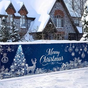 Guirnalda Larga de Navidad con Ramas de Pino, Adornos y Estrellas, Decoración <span class=keywords><strong>para</strong></span> Jardín, Patio o Fiesta, Personalizable - Product Image 4