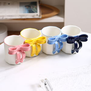 High Quality Cartoon Style Porcelain Ceramic <b>Cups</b> Dishwasher Microwave Safe <b>Reusable</b> Food Safe Hot/Cold Use OEM Business Gifts - Product Image 3