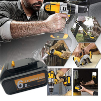 Perceuse à batterie lithium 20V 10 cellules, meuleuse d'angle et perceuse électrique portative, compatible Dewalt - Meilleures ventes