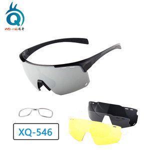 Lunettes de soleil polarisées pour le cyclisme Xq-Hz XQ-546, verres interchangeables, protection UV, lunettes de sport d'extérieur - Product Image 5