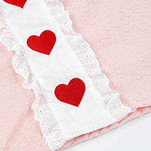 Trajes de San Valentín para niñas pequeñas, ropa para niños, Boutique, bordado, corazón, conjuntos de ropa para niños para niñas - Product Image 4