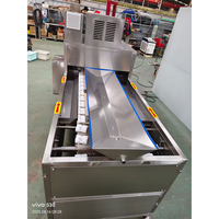 Machine de nettoyage et d'ouverture des gésiers de volaille, de poulet et de canard entièrement automatique