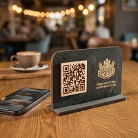 Support de menu NFC en bois
