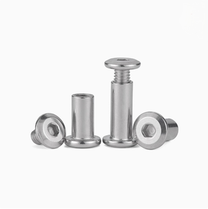 Customtitanium thép không gỉ Brass da Stud Nail Chicago vít cho vành đai Túi xách nam nữ Chicago cuốn sách ràng buộc vít - Product Image 3