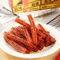 Vente en gros de collations chinoises au blé Latiao, personnalisées, exotiques, gonflées, super épicées, boîte de 30 paquets