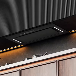<span class=keywords><strong>Hotte</strong></span> de cuisine <span class=keywords><strong>encastrable</strong></span> 90 cm avec <span class=keywords><strong>moteur</strong></span> en cuivre, débit d'air 450 m³/h, commande tactile à distance, filtres plats en aluminium, faible niveau sonore, idéale pour hôtels - Product Image 2