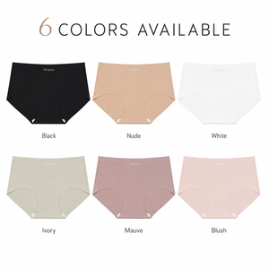 <span class=keywords><strong>6</strong></span> pezzi di mutande da donna, invisibili, a vita media, antibatteriche, con fondo allungato, pantaloncini sportivi a triangolo che sollevano i fianchi - Product Image 5