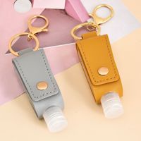 Mini sac personnalisé, porte-rouge à lèvres portable, porte-clés, flacon d'alcool, porte-clés en cuir, flacon de parfum vide design de marque, durable