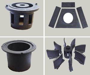 ล้อระเบิดโลหะ/ขดลวดทนต่อการสึกหรอสำหรับเครื่องกังหันปรับขนาดได้ปรับแต่งได้ทำความสะอาดกรวดเหล็กไฟฟ้าได้ง่าย - Product Image 2