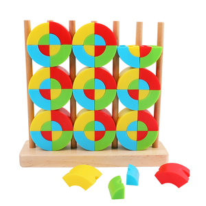 <span class=keywords><strong>Blocs</strong></span> <span class=keywords><strong>de</strong></span> construction créatifs <span class=keywords><strong>en</strong></span> forme <span class=keywords><strong>de</strong></span> puzzle pour enfants, <span class=keywords><strong>blocs</strong></span> d'empilage arc-<span class=keywords><strong>en</strong></span>-ciel pour l'éducation précoce, tours à empiler pour les enfants <span class=keywords><strong>de</strong></span> 2 à 7 ans - Product Image 4