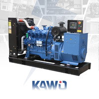 Groupe électrogène diesel monophasé 100 kW 3P 220V 380V 480V 60Hz avec démarrage automatique ATS et sortie 12V CC, châssis ouvert, silencieux et portable