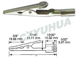 Hot Verkoop Groothandel 10 Ampère Kleine Metalen <span class=keywords><strong>Alligator</strong></span> Clip Met 8-32 Schroefdraad - Product Image 5