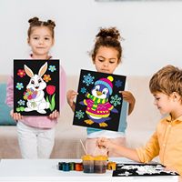 Art mural en gros de style bohème, décoration intérieure, impression personnalisée, feutre floqué noir, feutre coloré, affiches moelleuses pour enfants