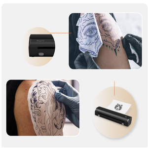 Máy in nhiệt di động A4 mini OEM nhà máy, máy sao chép stencil hình xăm, tương thích với IOS/Android - Product Image 3