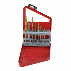 10pc extracteur de vis main gauche Cobalt foret ensemble retrait facile à sortir boulon cassé extracteur de vis en acier allié - Product Image 1