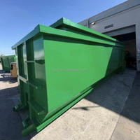 Conteneur de déchets à crochet de levage personnalisé de 15 yards, Conteneur Roll-Off de 20 yards, Conteneur à déchets, Conteneur Roll-Off pour déchets