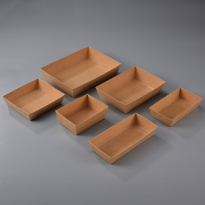 Caja desechable de papel para embalaje de <span class=keywords><strong>sushi</strong></span>, recipiente a prueba de agua con tapa para mascotas - Product Image 3