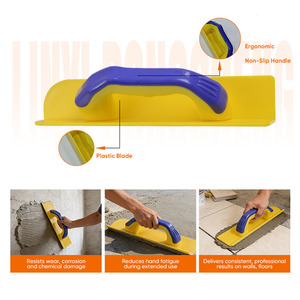 Espátula de Concreto de Grado Industrial, Práctica, de Acero Templado y Plástico, Raspador de Masilla para Paneles de Yeso, Espátula de Plástico para Esquinas Interiores - Product Image 2