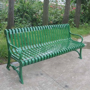 مقعد مقعد حديقة خارجي من Gavin بإطار من الحديد الزهر ومقاعد فولاذية حضرية مصنعة في Guandong - Product Image 3