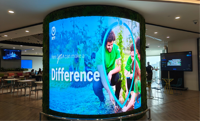 Mur vidéo LED SMD P1.25 P1.56 P1.87 économique 3840Hz pour affichage publicitaire en magasin de chaîne et commerce de détail
