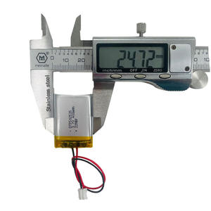 Fournisseur 3.7V Rechargeable 502530 502531 502533 502535 502540 37V 400mah 500mAh Lithium-Ion Batterie de poche pour appareils photo numériques - Product Image 3