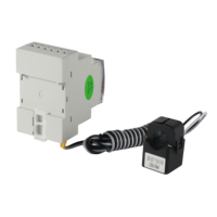 Medidor de Energía Monofásico CA con Comunicación Ethernet Modbus-TCP ACR10R-D16TE con CTs Externos para Inversor Solar