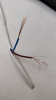 Câbles électriques plats en cuivre gainé PVC 2 conducteurs 0,5 mm RVV BVVB 350v-750v bon marché et robustes