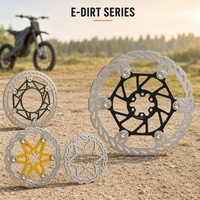 Pièces de rechange pour vélo électrique tout-terrain, disque de frein flottant surdimensionné personnalisé de 220 mm pour Surron Light Bee Segway X160 X260