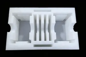 Custom EPE <b>Foam</b> Insert <b>for</b> Protective Packaging Cushioning Material White Rectangular <b>Shape</b> with Inner Recessed Design - Product Image 3