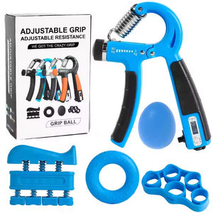 Kit de Entrenamiento Portátil de 5 Piezas para Fortalecer el Agarre de la Mano, Agarrador de Mano con Resistencia Ajustable, Estirador de Dedos - Product Image 1
