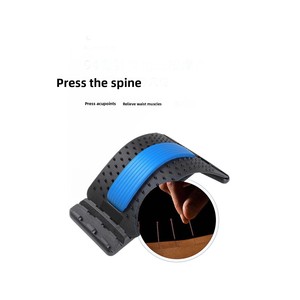 Lumbar Relaxer Waist Massager <b>Back</b> Pain Relief Lumbar <b>Cushion</b> Sleep Correction Spine Traction Massager PP Material Tapping - Product Image 4
