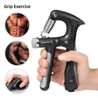 5-60kg Fitness pince réglable unisexe écran LCD compteur numérique anti-dérapant exercice numérique formateur fortifiant poignée
