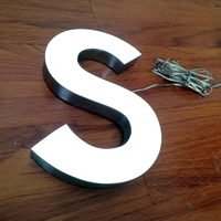 Lettres en acrylique éclairées par LED personnalisées, étanches, pour enseigne de salle de sport, studio de fitness, façade