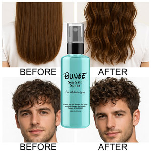 60ml Hydrolyzed Red Algae Extract Sea Salt <strong>Hair</strong> Spray for Men Texturizing Styling <strong>Waves</strong> Strong Moisturizing Natural Shine - Product Image 4