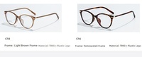 Monture de lunettes optiques TR90 avec branches en acétate, légères, à monture complète, pour hommes et femmes, personnalisables OEM