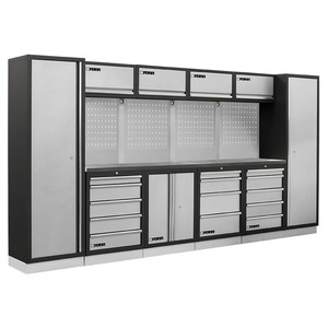 Fervi Modular Workshop Furniture A008A Steel <b>Tool</b> <b>Storage</b> <b>Cabinet</b> System 13+ Drawers 3-Year Warranty Doors Garage Use Italy - Product Image 1
