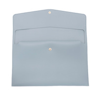 Portadocumentos de Cuero Portátil - Carpeta Compacta para Almacenamiento de Papel, Suministros de Oficina y Uso Diario, Organizador de Archivos Duradero