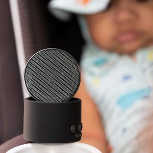 Asti Mini haut-parleur Bluetooth portable, machine à bruit blanc pour apaiser le sommeil des bébés, unisexe, noir - Product Image 2