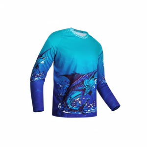 Protection Upf50 vêtements de pêche à manches longues séchage rapide respirant chemises de pêche pour hommes chemises de pêche Protection Uv séchage rapide - Product Image 1