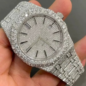 High Quality Hip Hop Jewelry Crafted With Natural Diamond Stylish Jewelry With VVS Clarity Fashion Wrist Wear <b>Watch</b> for <b>Man</b> - Product Image 4