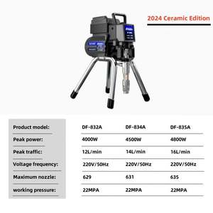 Nueva <span class=keywords><strong>Pistola</strong></span> de Pulverización Eléctrica de Alta Presión sin Aire para Pintura de Látex 2024, <span class=keywords><strong>Pistola</strong></span> de Pulverización de Pintura para Tejas de Acero de Color - Product Image 2