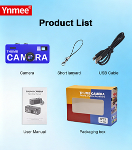 Ynmee SP03 Mini Başparmak Kamera 1080P HD G6 Anahtarlık Kamera Retro Cep Kamerası 0.96 İnç Flaşlı 2026 Yeni Küçük Kamera Hediye İçin - Product Image 2