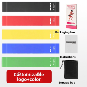 Juego de Bandas de Resistencia de Látex Natural con Código de Color, Bandas Elásticas de Alta Resistencia para Entrenamiento Físico - Product Image 6