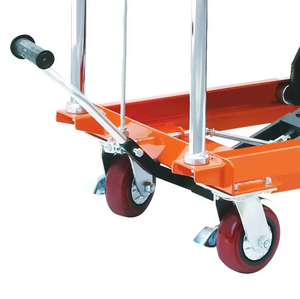 Carro elevador de plataforma hidráulica de Venta caliente 500kg Carro de mano de elevación de plataforma hidráulica Mesas elevadoras de tijera móviles - Product Image 3