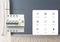 Disjoncteur intelligent R0 WIFI RS485 4G avec protection contre les fuites, contrôle à distance, disjoncteur intelligent pour la maison, MCB sans fil avec mesure