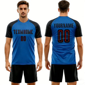 <span class=keywords><strong>Camiseta</strong></span> de Fútbol Personalizada de Alta Calidad para Hombre, Cuello Redondo, Corte Cuadrado, Temporada 2026, Camisetas de Fútbol ODM con Números y Tallas - Product Image 3